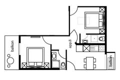 Appartements Tilda Apartment 3 – Tilda8 2+2 foto 2