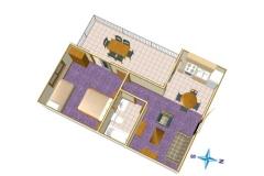 Appartements Parun Apartment 1 – 1. A3+2 foto 5