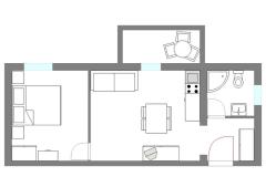 Appartements Martinovka Apartment 4 – A4 (2+2) foto 4