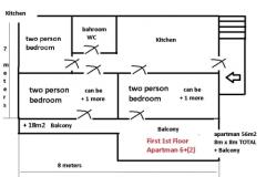 Appartements Živana Žaborić  Apartment 2 – 6+2 FIR F. foto 1
