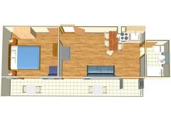 Appartement Haus  Klaričić Apartment 1 – Ap2+2 foto 1