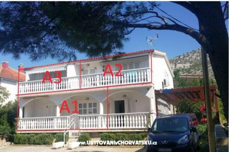 Appartements Bosi i Goli Starigrad Paklenica Kroatien
