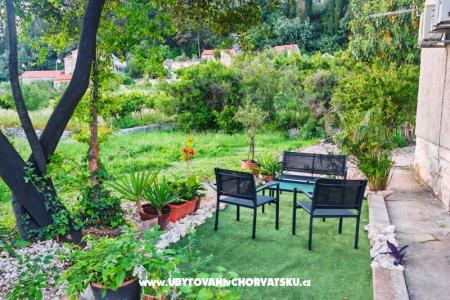 Garden view apart.150m from beach Slano Kroatien
