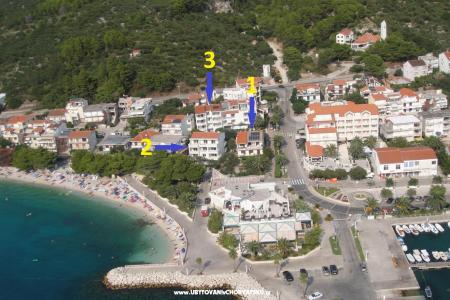 Appartements Ševelj Tucepi Kroatien