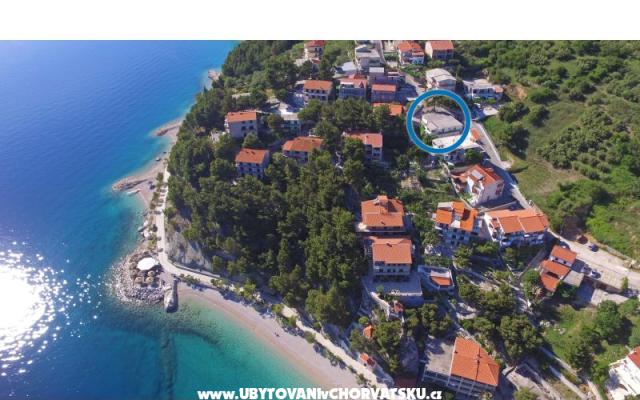 Appartements Hrvoje - Unterkunft Brela Kroatien