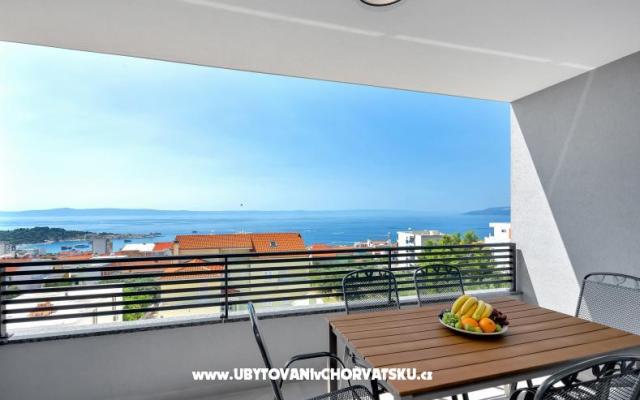 Luxury Ferienwohnungen + beach parking - Unterkunft Makarska Kroatien
