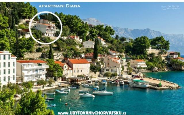 Appartements Diana - Unterkunft Omis Kroatien