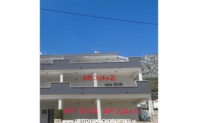 Appartements Pero Mimica - Unterkunft Omis Kroatien